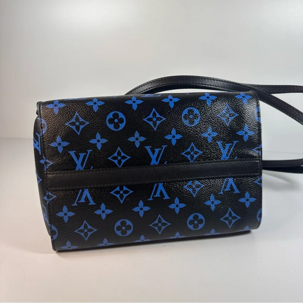 Louis Vuitton Colored Monogram Speedy Amazon PM Blue Black - Picture 10 of 15